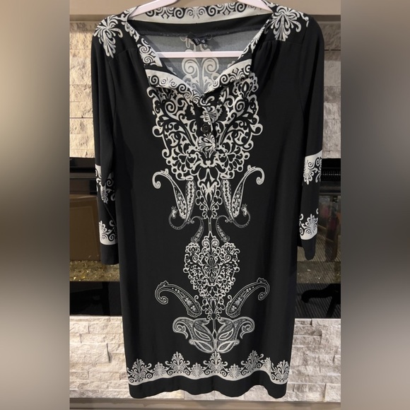 Enfocus‎ size 14 black bodycon dress - Picture 1 of 8